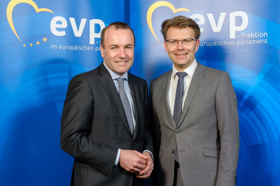 Manfred Weber und Daniel Caspary